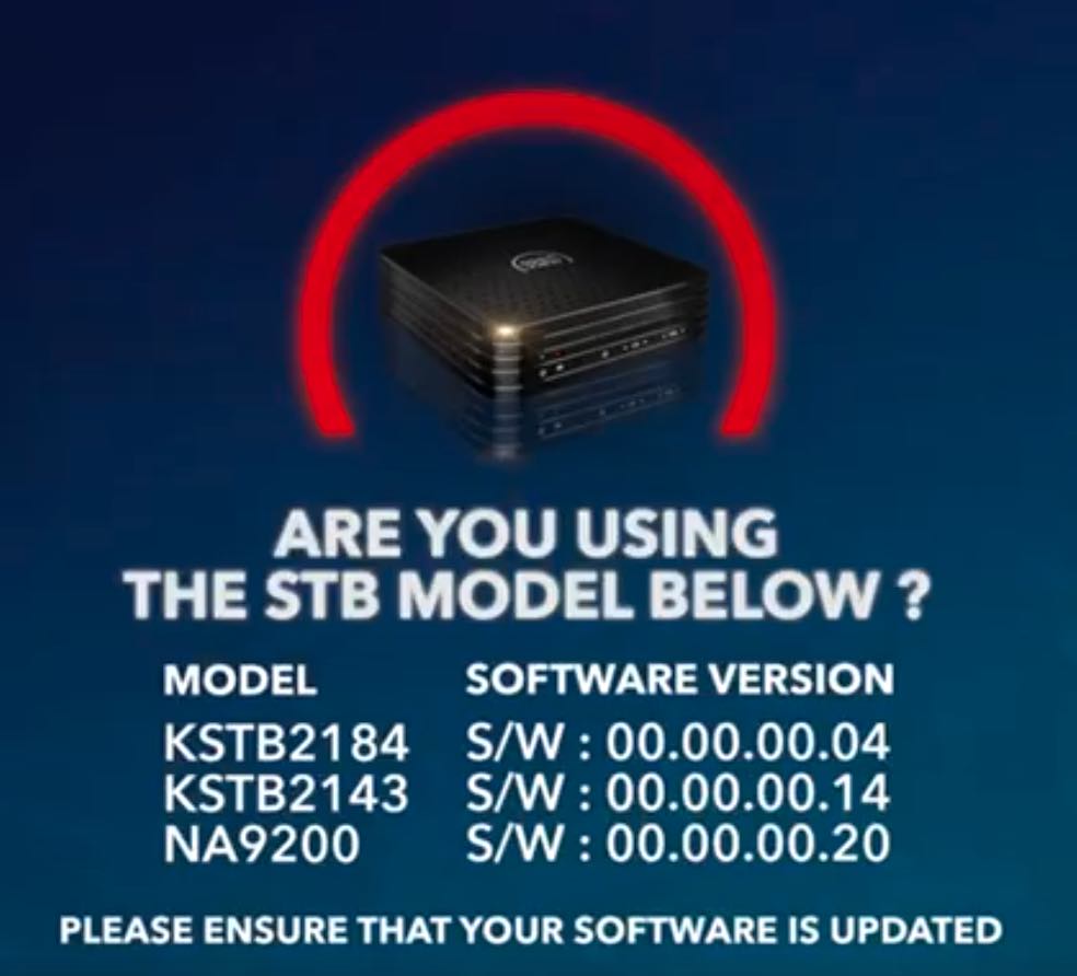 stb model software version