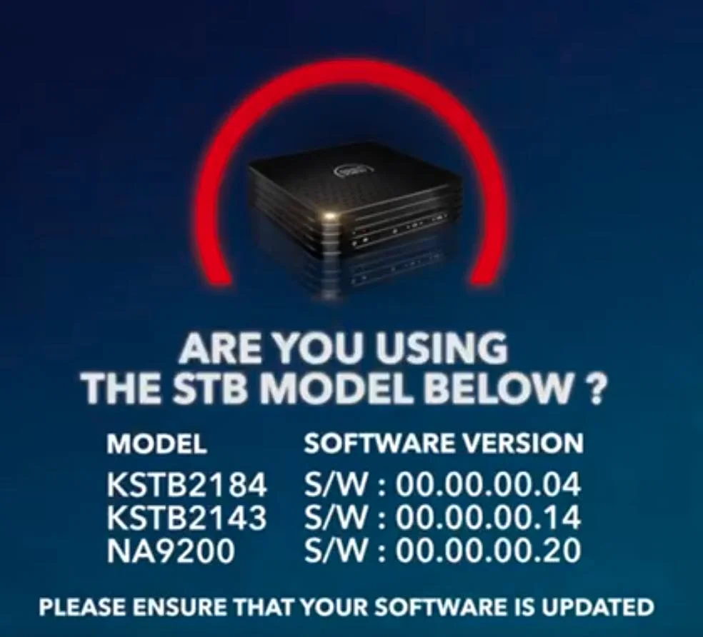 stb model software version